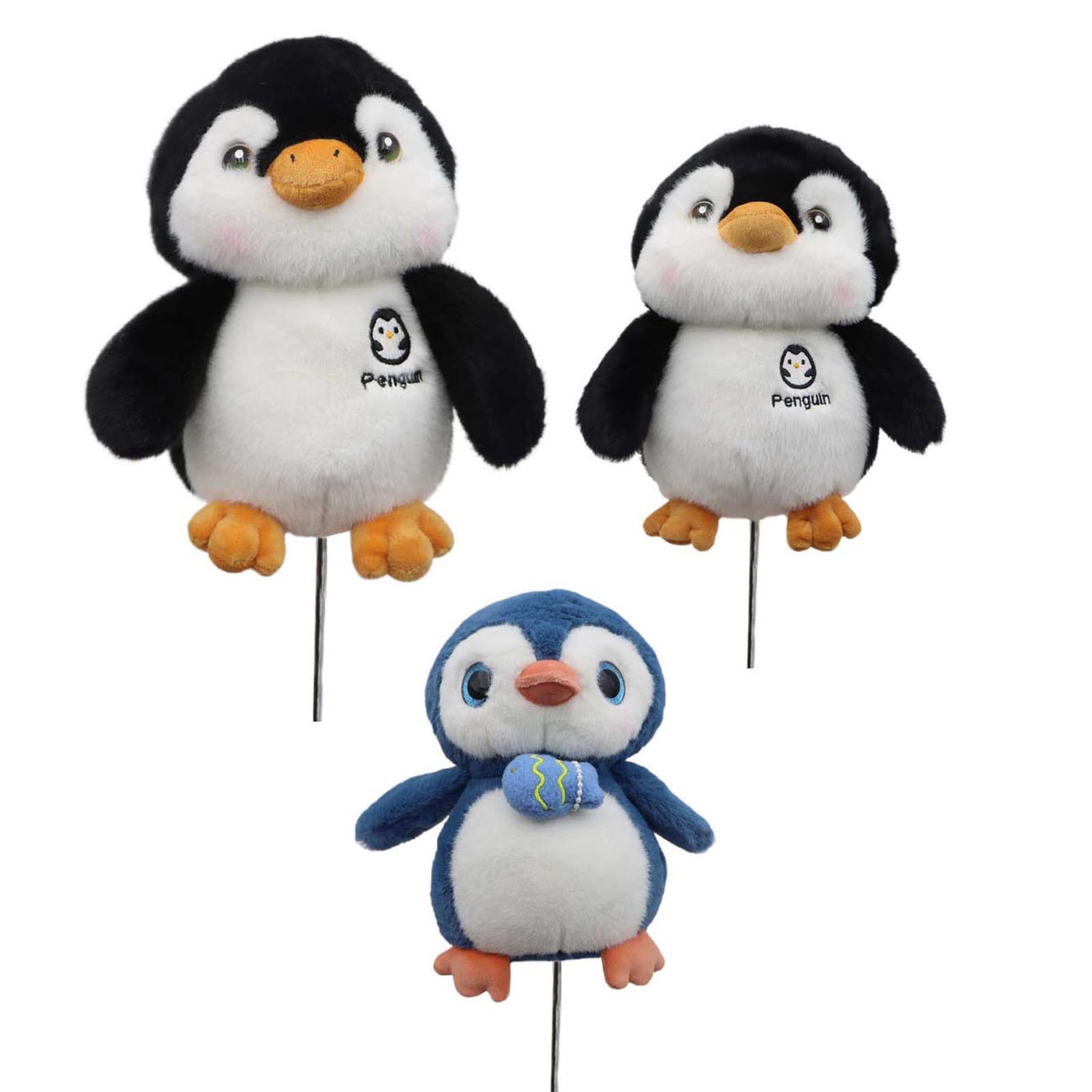 Golf Driver - Niedlicher Plüsch-Pinguin Golfschlägerkopfschutz für Driver und