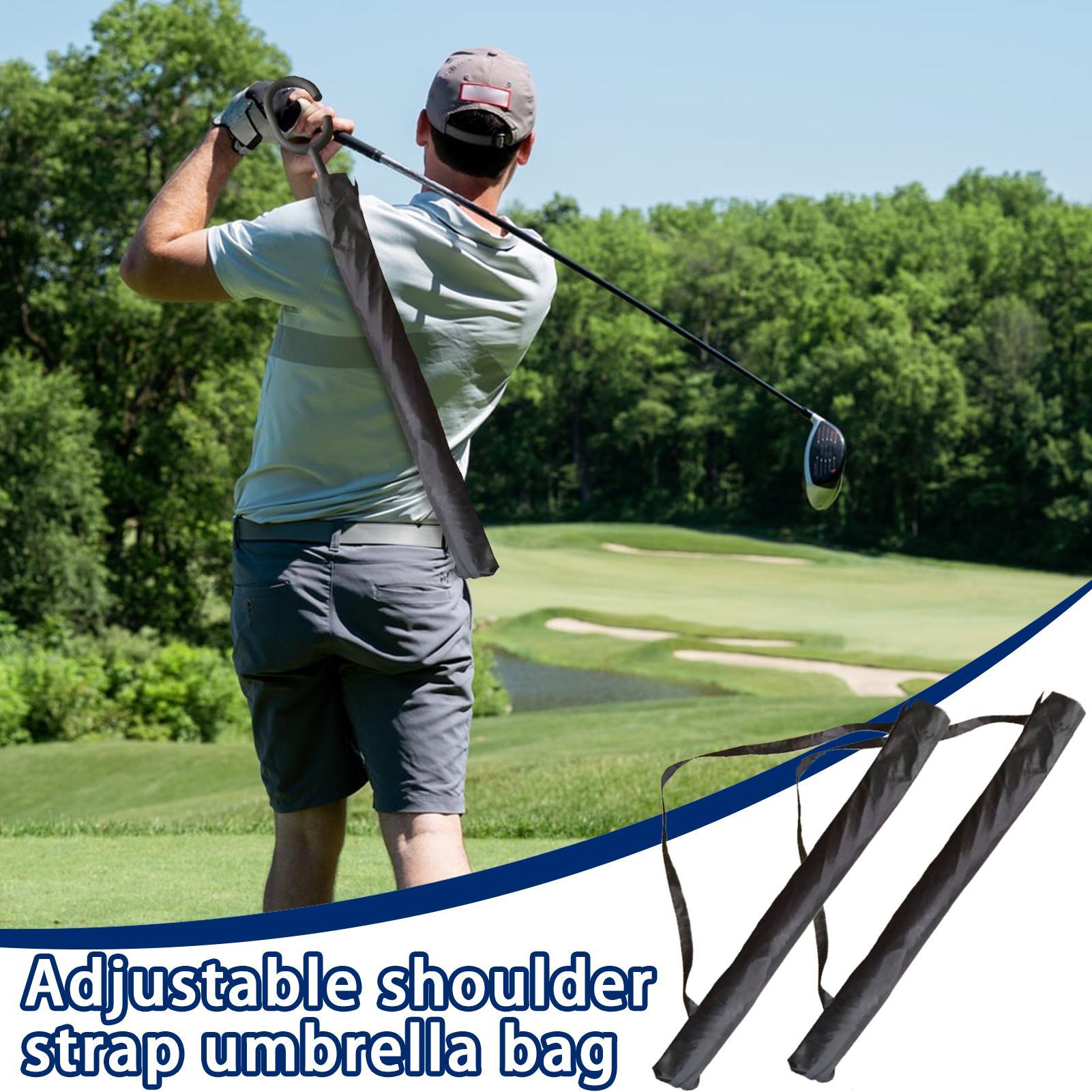 Golf Umbrella - Regenschirm-Tragetasche, 2-teilig, verstellbare, wasserdichte Abdeckung, tragbare