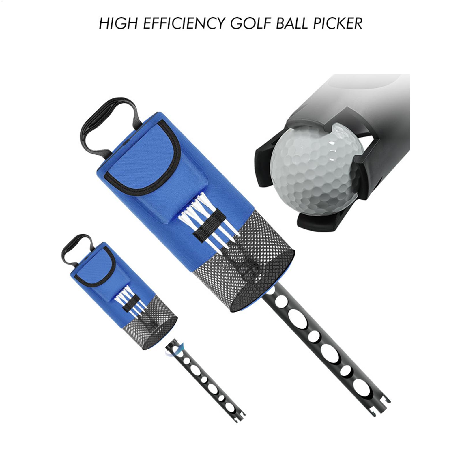 Golf Bag - Shagger-Tasche für Golfbälle, abnehmbarer, robuster Nylon-Stoffbeutel,