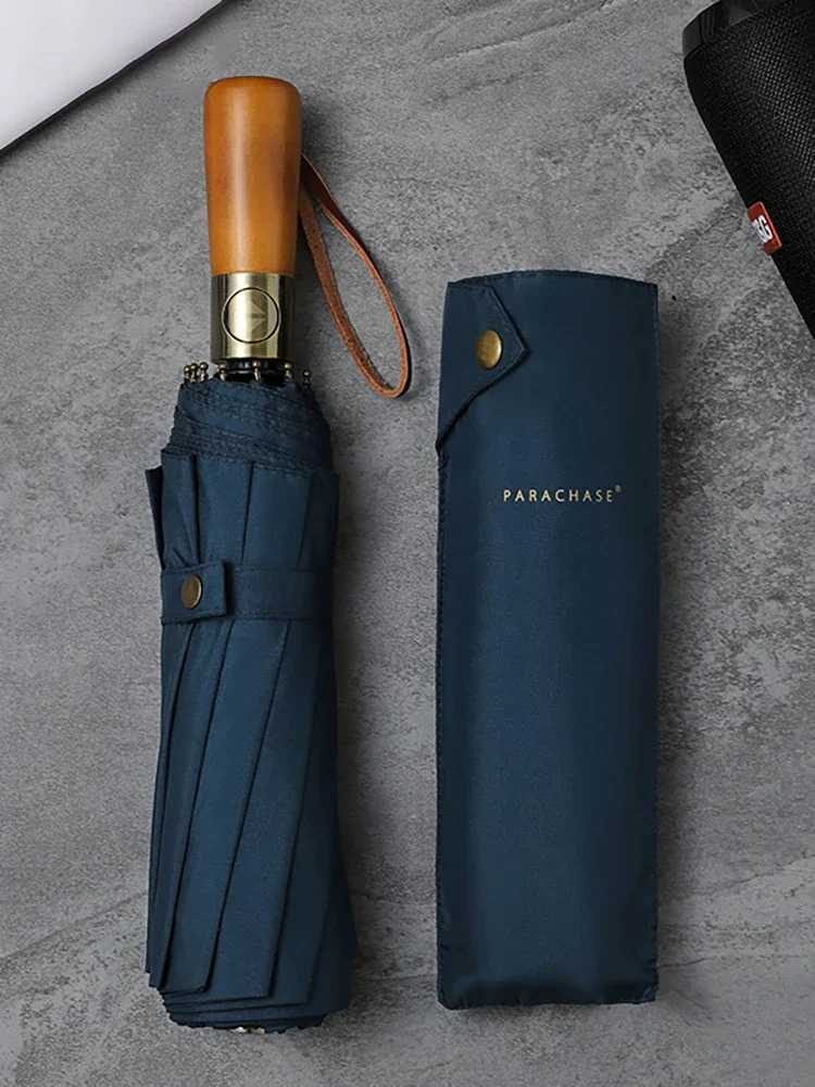 Golf Umbrella Large - WUmbrella Wasserdichter Doppelschichtiger Winddichter 10-Speichen-Regenschirm Herren