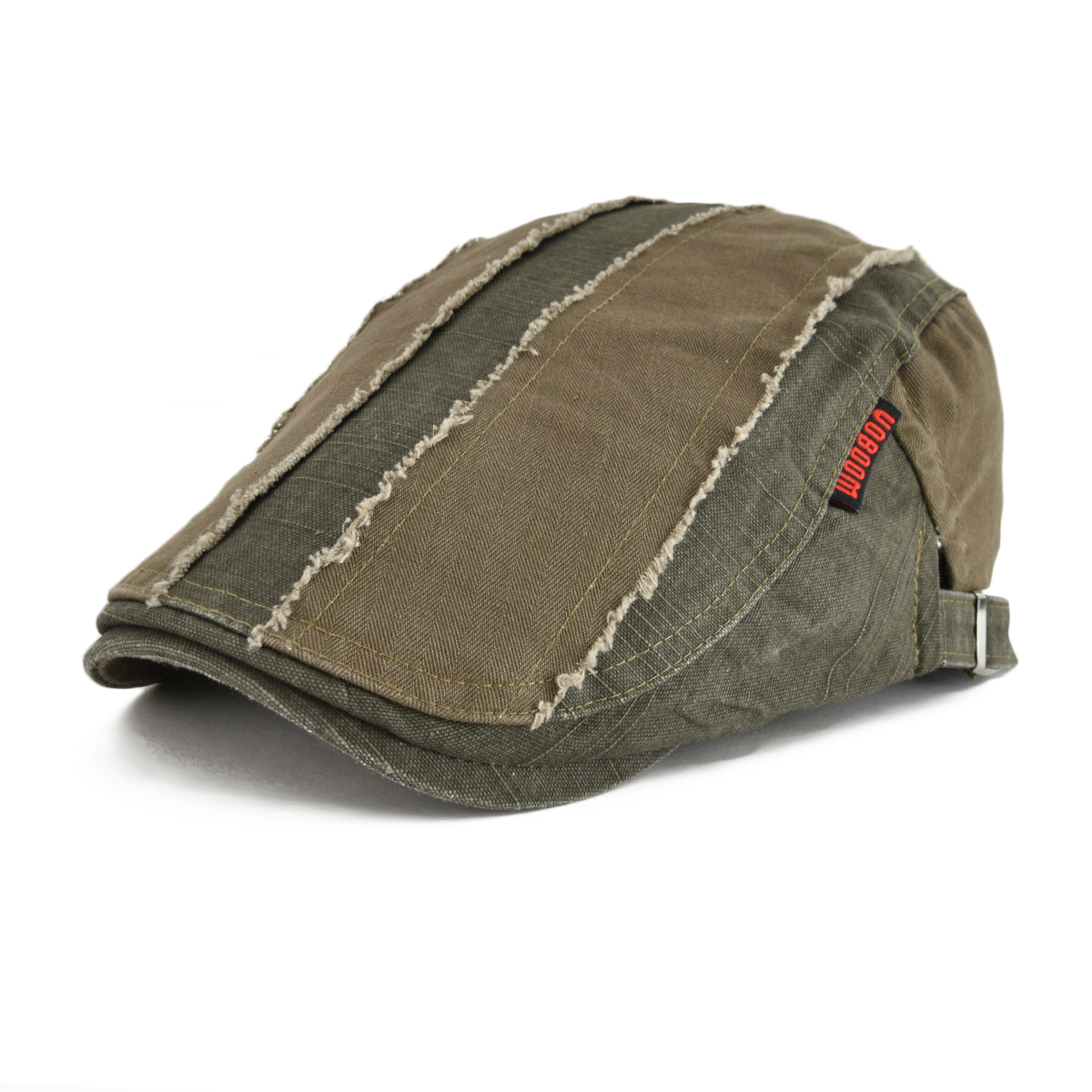 Golf Driver - VOBOOM Distressed Cotton Flat Cap Herren