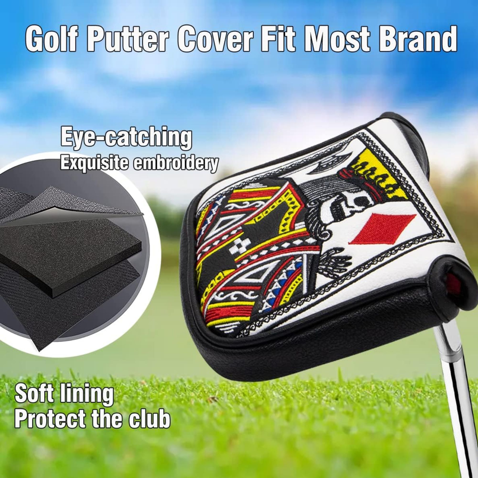 King Of Hearts bestickter Schl – Golf Putter Bewertung und Preis