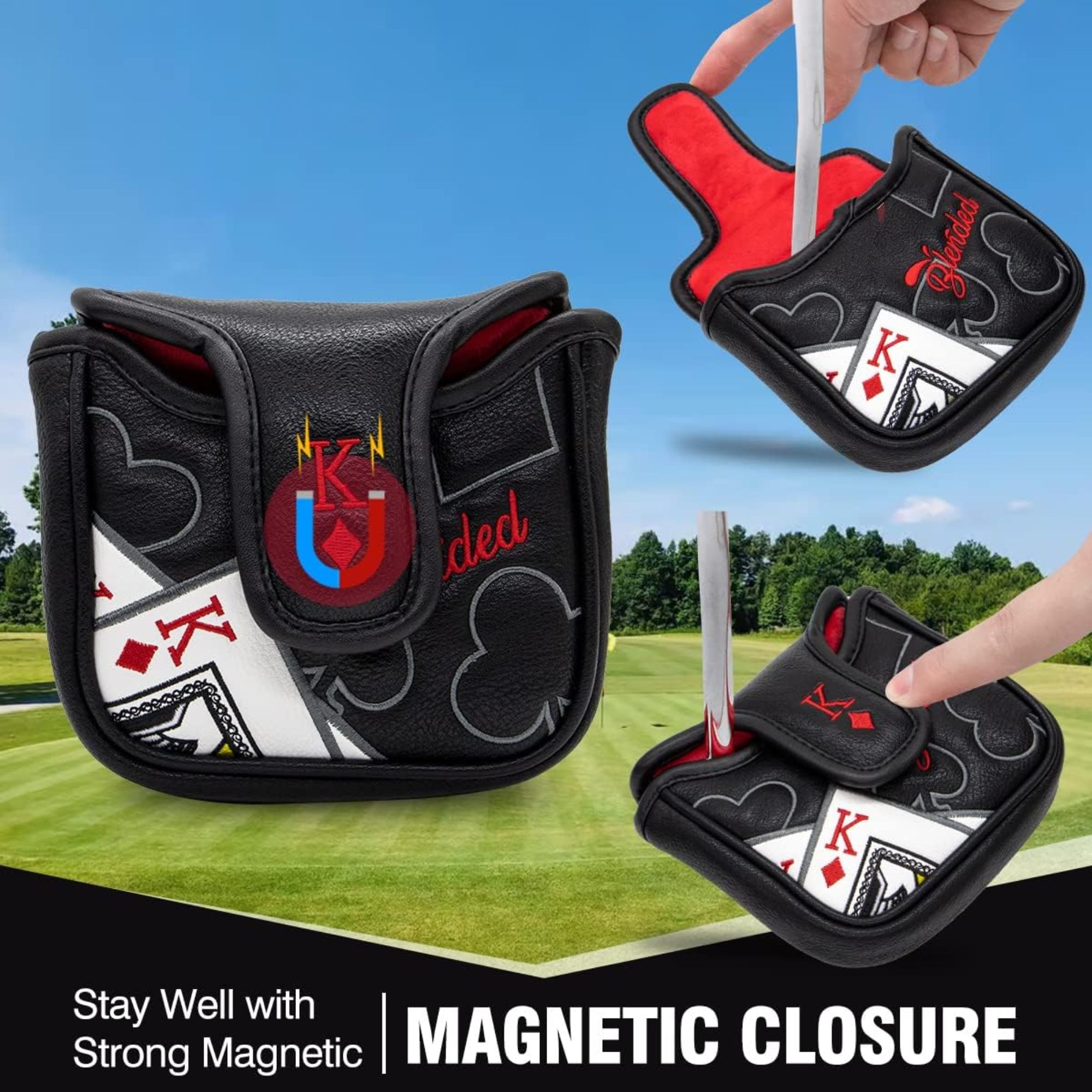 King Of Hearts bestickter Schl – Golf Putter Bewertung und Preis